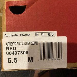 Vans Checkered Platform